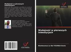 Wydajność w pierwszych inwestycjach kitap kapağı