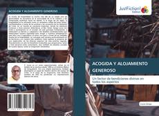 Обложка ACOGIDA Y ALOJAMIENTO GENEROSO