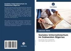 Bookcover of Soziales Unternehmertum im Südwesten Nigerias