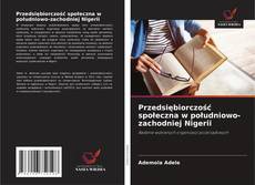 Borítókép a  Przedsiębiorczość społeczna w południowo-zachodniej Nigerii - hoz