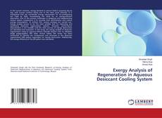 Couverture de Exergy Analysis of Regeneration in Aqueous Desiccant Cooling System