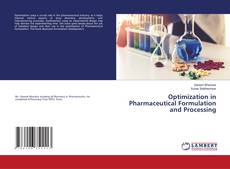 Optimization in Pharmaceutical Formulation and Processing kitap kapağı