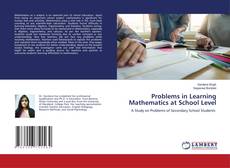 Capa do livro de Problems in Learning Mathematics at School Level 
