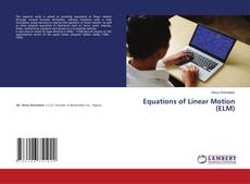 Couverture de Equations of Linear Motion (ELM)