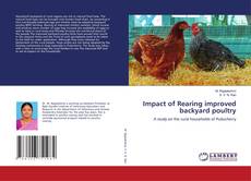 Capa do livro de Impact of Rearing improved backyard poultry 