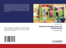 Capa do livro de Business Development via Social Media 