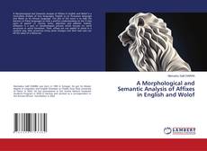 Buchcover von A Morphological and Semantic Analysis of Affixes in English and Wolof