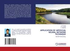 Capa do livro de APPLICATION OF ARTIFICIAL NEURAL NETWORK TECHNIQUE 