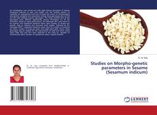 Buchcover von Studies on Morpho-genetic parameters in Sesame (Sesamum indicum)