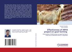 Capa do livro de Effectiveness of ARYA project on goat farming 