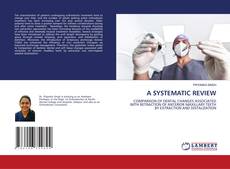 Buchcover von A SYSTEMATIC REVIEW