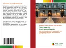 Bookcover of O processo de constitucionalização