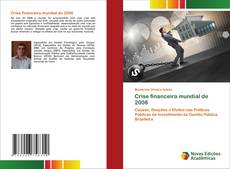 Buchcover von Crise financeira mundial de 2008