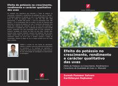 Portada del libro de Efeito do potássio no crescimento, rendimento e carácter qualitativo das uvas