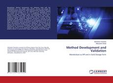 Buchcover von Method Development and Validation
