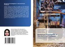 Couverture de Numerical Investigation in Geo-technical Problems