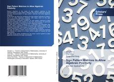 Copertina di Sign Pattern Matrices to Allow Algebraic Positivity