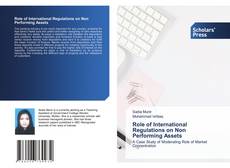 Capa do livro de Role of International Regulations on Non Performing Assets 