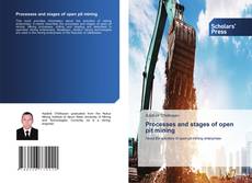 Buchcover von Processes and stages of open pit mining