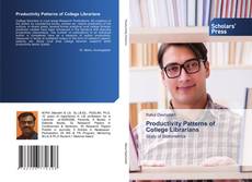 Buchcover von Productivity Patterns of College Librarians