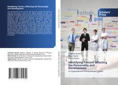 Buchcover von Identifying Factors Affecting the Personality and Development