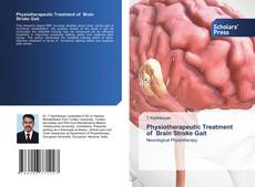 Buchcover von Physiotherapeutic Treatment of Brain Stroke Gait