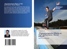 Portada del libro de Physiotherapeutic Effects on High performance Soccer Players