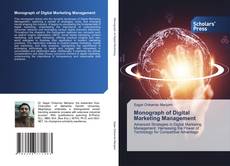 Monograph of Digital Marketing Management kitap kapağı