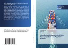 Couverture de High Reliability Control of Ship Power System and Auxiliary Motors