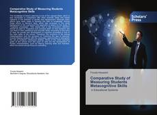Buchcover von Comparative Study of Measuring Students Metacognitive Skills