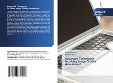 Capa do livro de Advanced Techniques for Noisy Image Quality Assessment 
