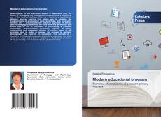 Bookcover of Modern educational program