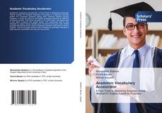 Bookcover of Academic Vocabulary Accelerator