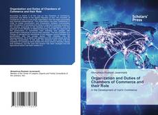 Capa do livro de Organization and Duties of Chambers of Commerce and their Role 