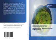 Copertina di Application of Nanotechnology in Agriculture