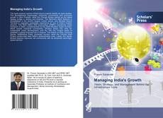 Portada del libro de Managing India's Growth