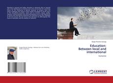 Buchcover von Education: Between local and international