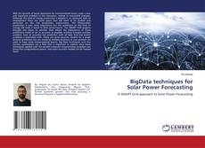 Buchcover von BigData techniques for Solar Power Forecasting