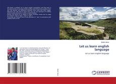 Buchcover von Let us learn english language