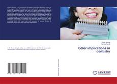 Portada del libro de Color implications in dentistry