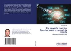 Capa do livro de The powerful machine learning based cryptanalysis models 