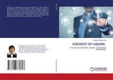 Capa do livro de VISCOSITY OF LIQUIDS. 