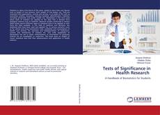 Copertina di Tests of Significance in Health Research