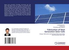 Buchcover von Fabrication of Next Generation Solar Cells