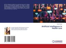 Buchcover von Artificial intelligence in Health care