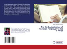 Capa do livro de The Contextualization of Christian Religious Studies in Africa 