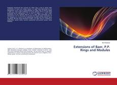 Capa do livro de Extensions of Baer, P.P. Rings and Modules 