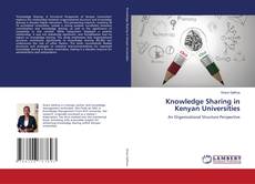 Buchcover von Knowledge Sharing in Kenyan Universities