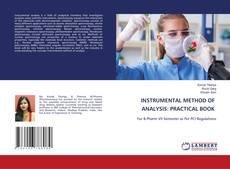 Buchcover von INSTRUMENTAL METHOD OF ANALYSIS: PRACTICAL BOOK