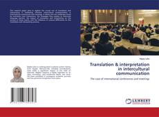 Copertina di Translation & interpretation in intercultural communication